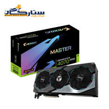 کارت گرافیک گیگابایت مدل Gigabyte AORUS GeForce RTX 4070 SUPER MASTER 12G  ظرفیت 12 گیگابایت